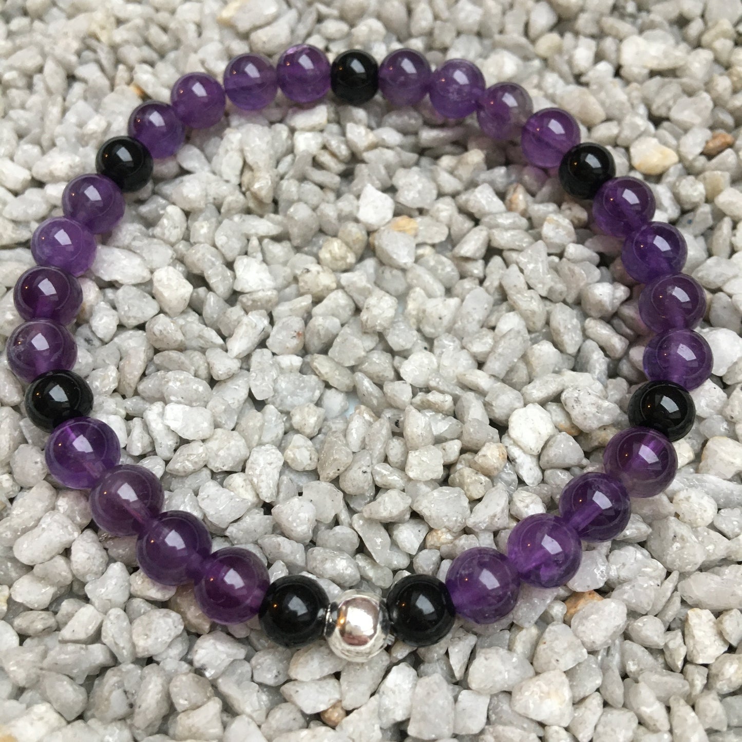 Kronenchakra - Amethyst Yin oder Yang