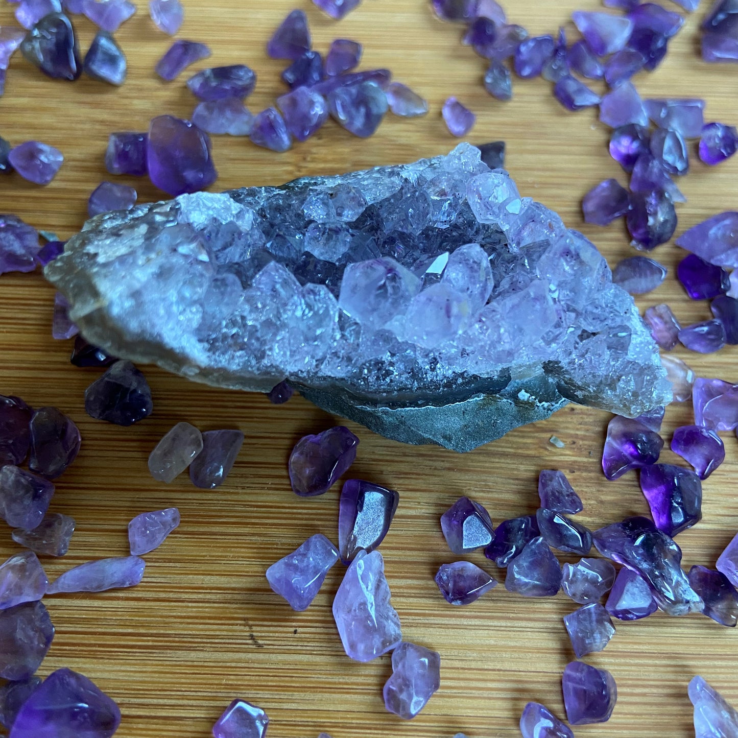 Amethyststücke klein