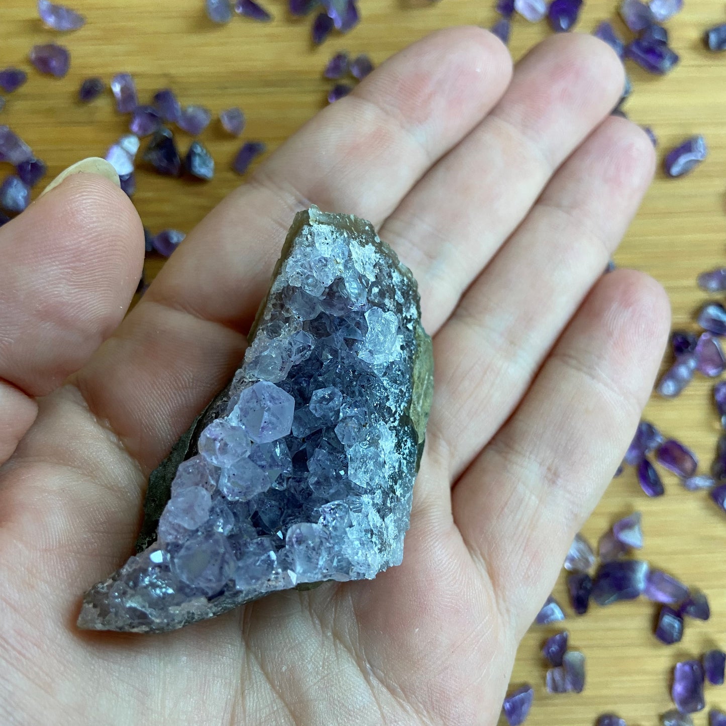 Amethyststücke klein