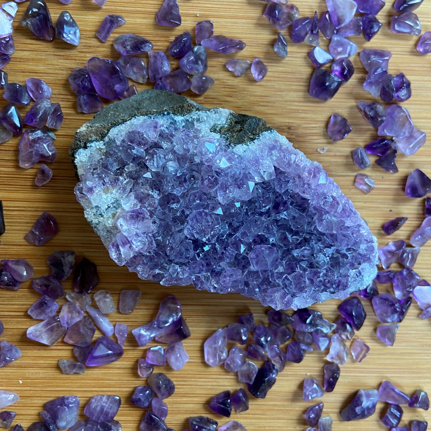 Amethyststücke klein