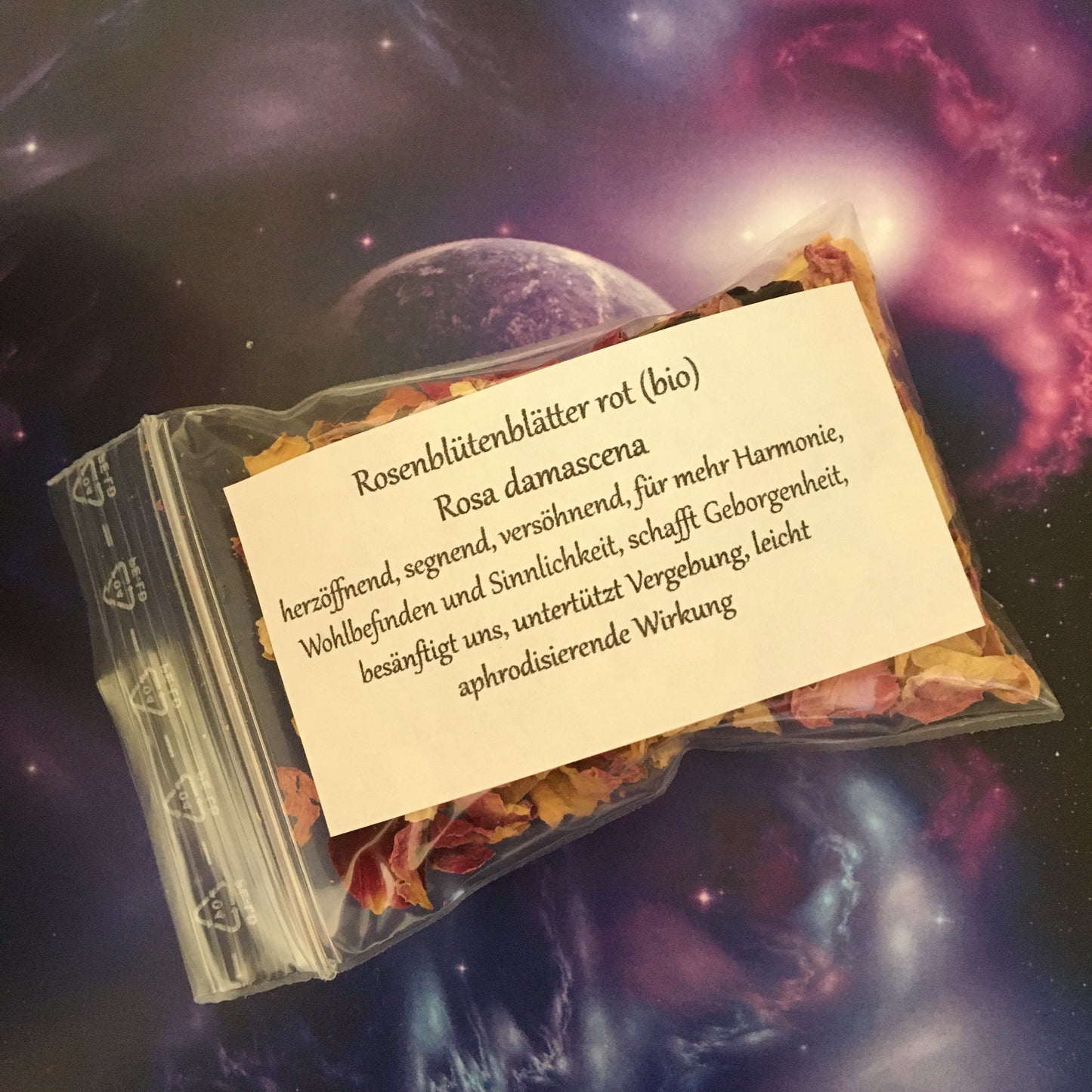 Rosenblütenblätter bio
