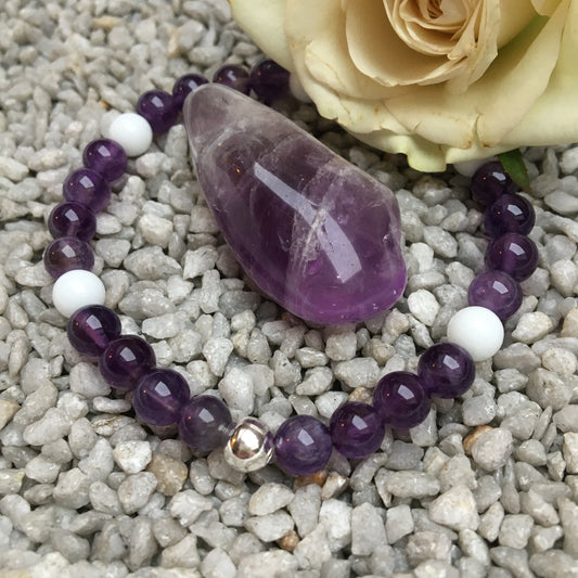 Kronenchakra - Amethyst Yin oder Yang