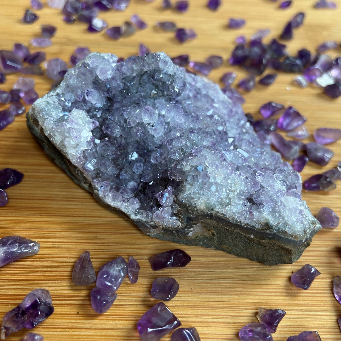 Amethyststücke klein