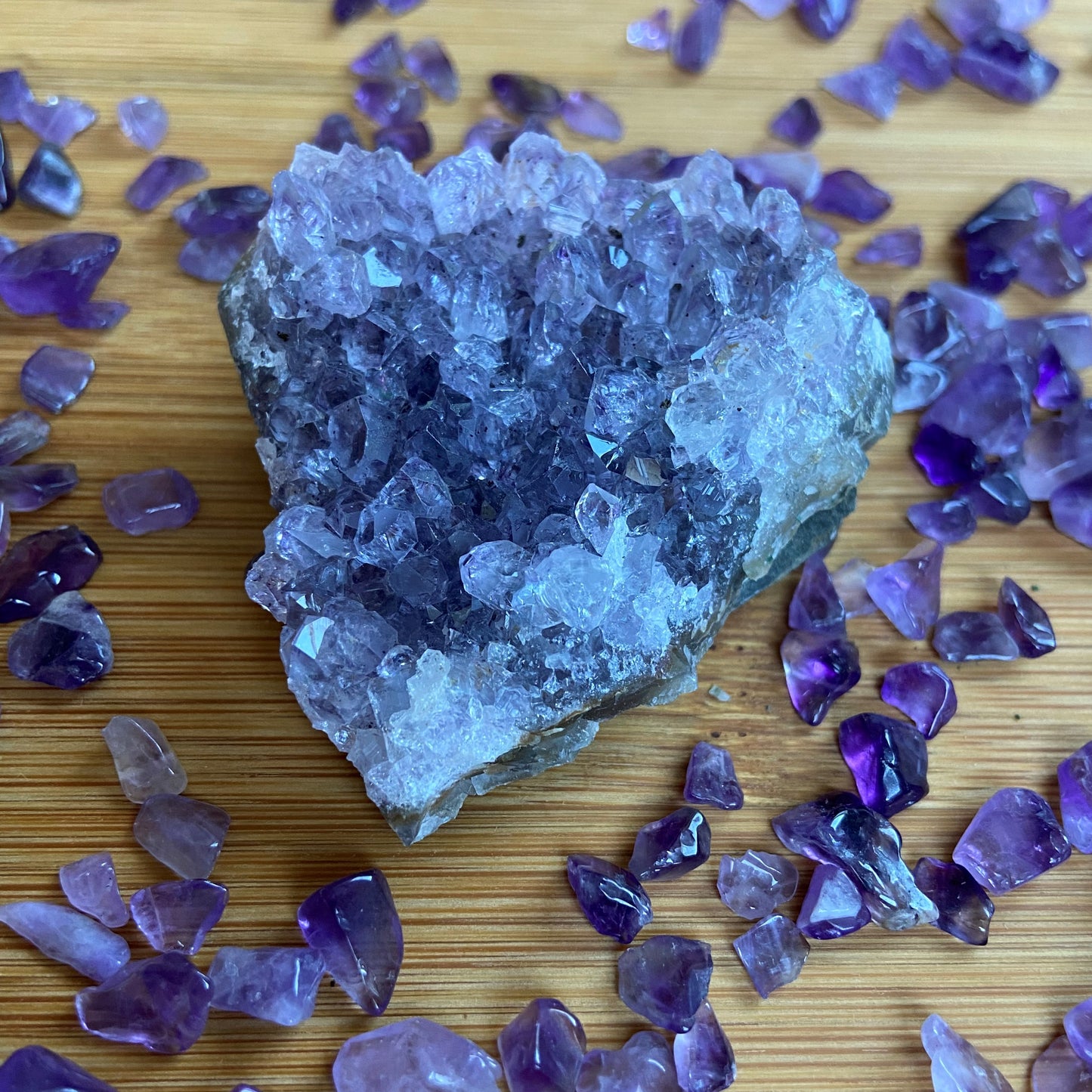 Amethyststücke klein