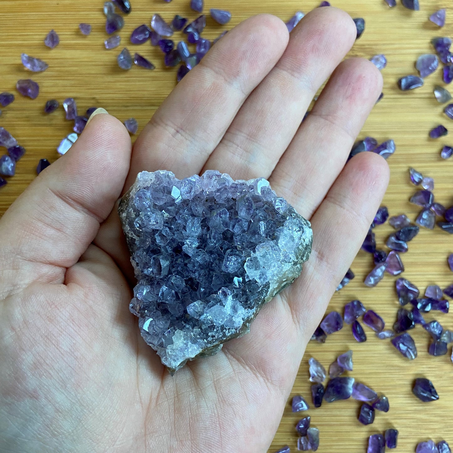 Amethyststücke klein