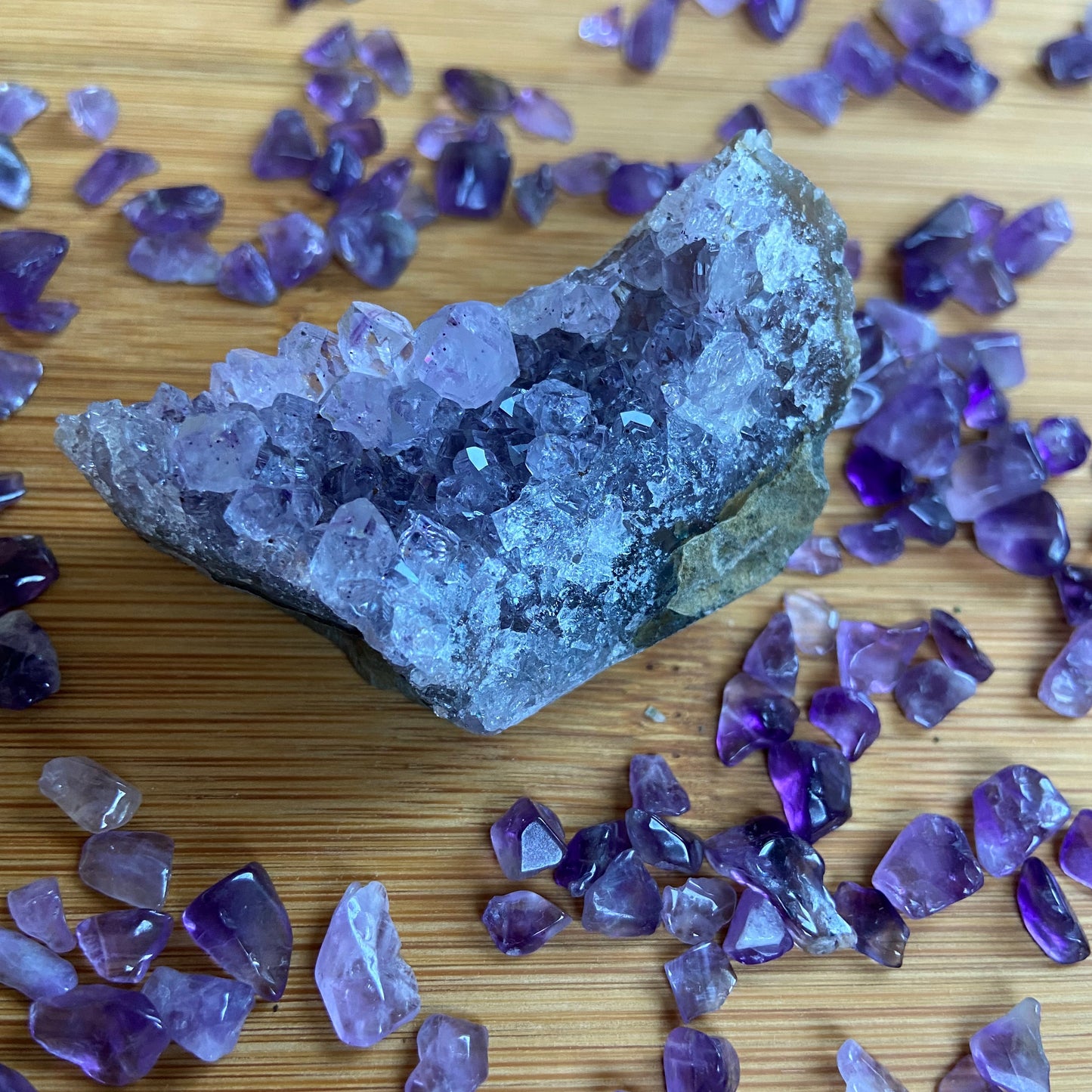Amethyststücke klein