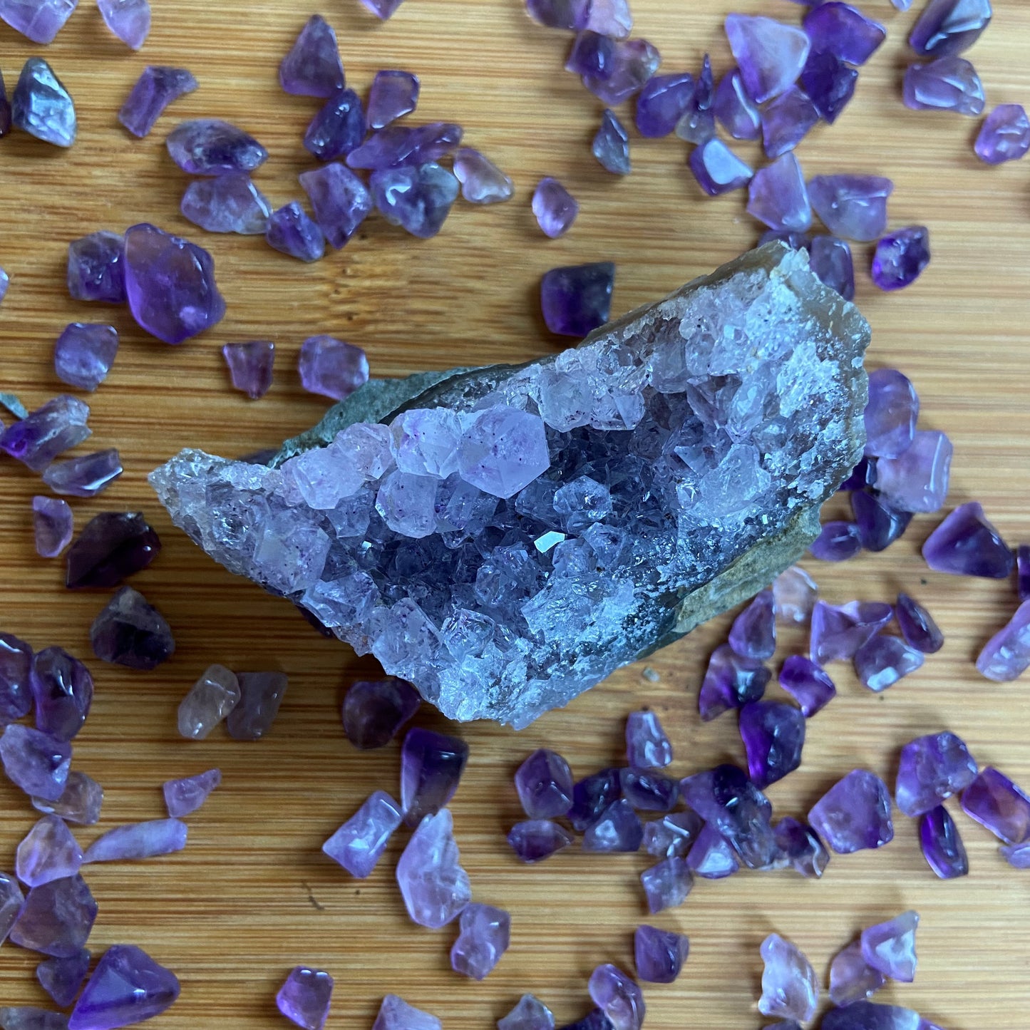 Amethyststücke klein
