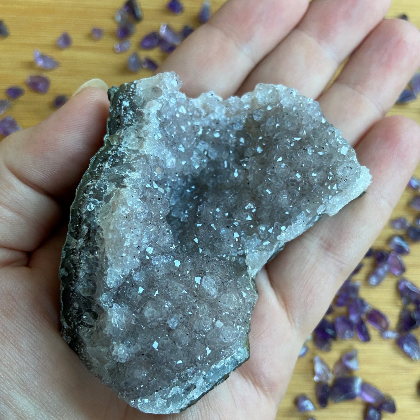 Amethyststücke "Individualisten"