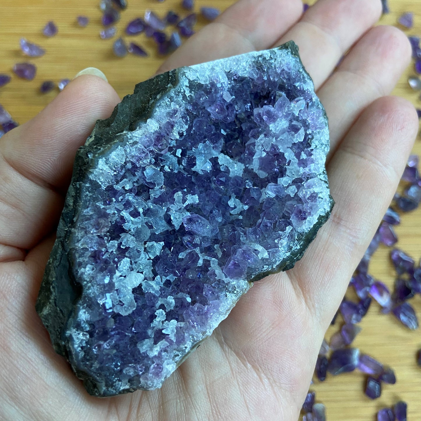 Amethyststücke "Individualisten"