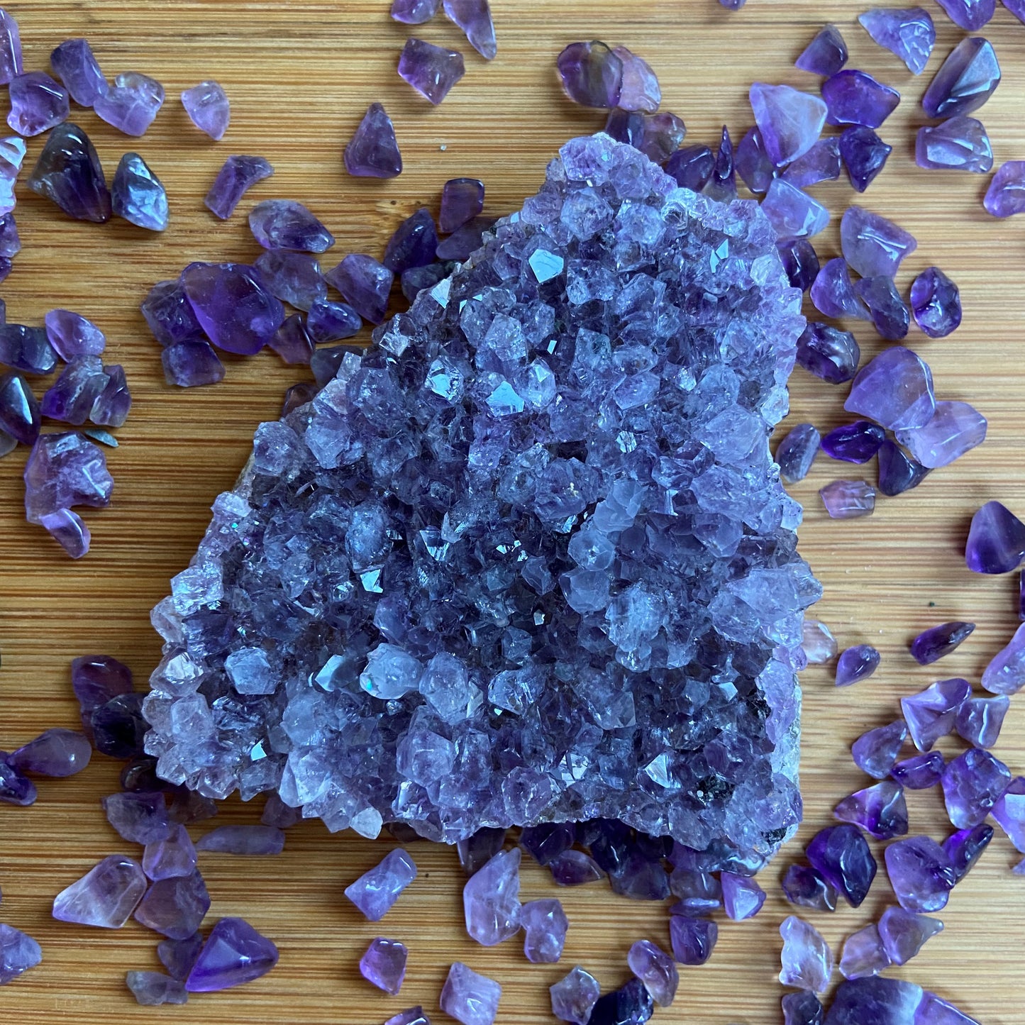 Amethyststücke "glänzend"