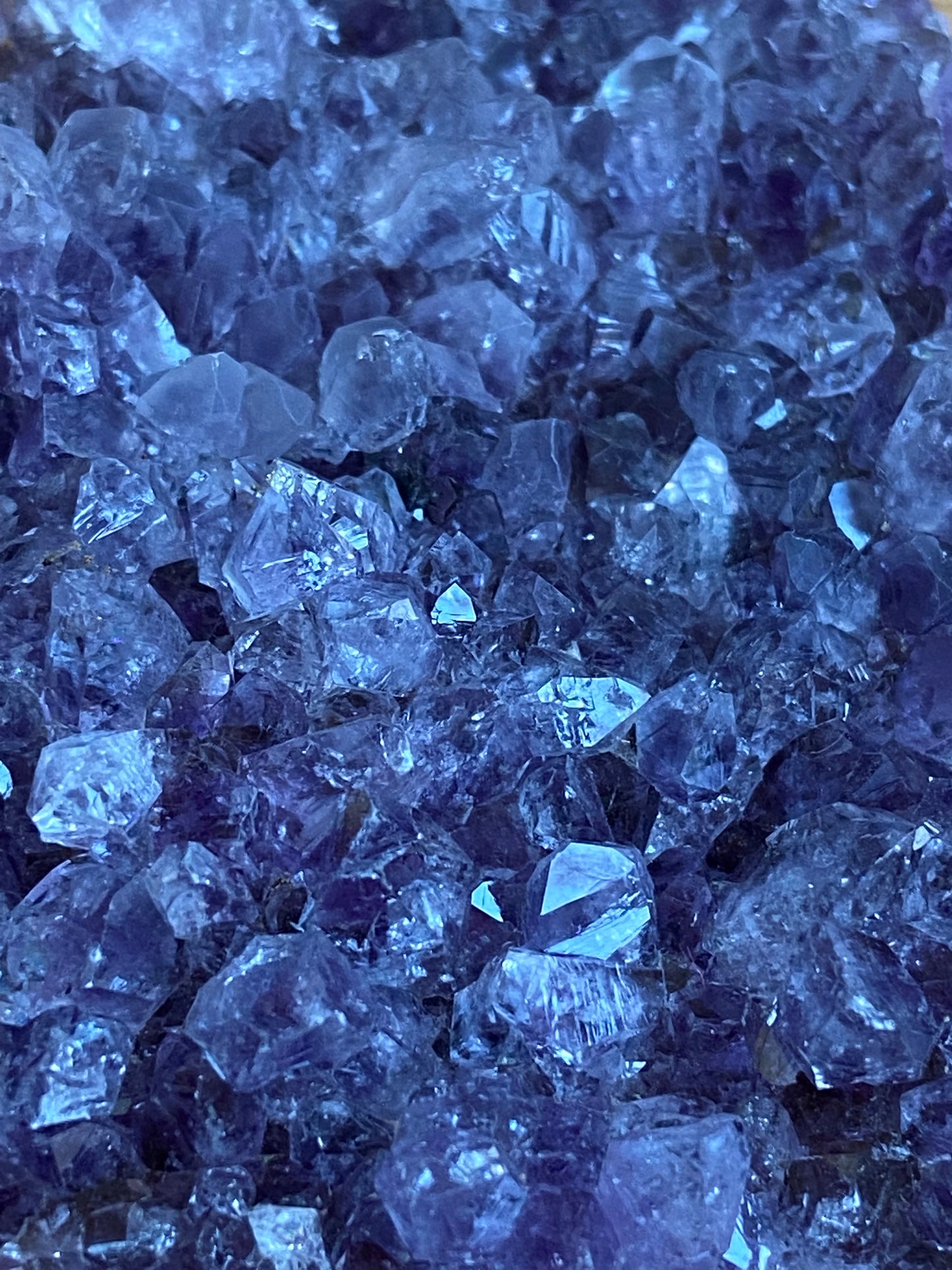 Amethyststücke "glänzend"