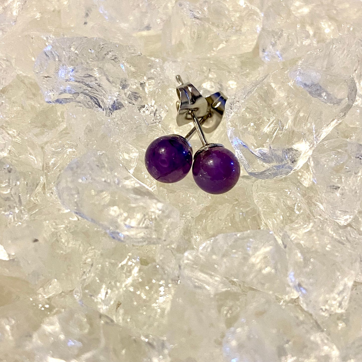 Ohrstecker Amethyst