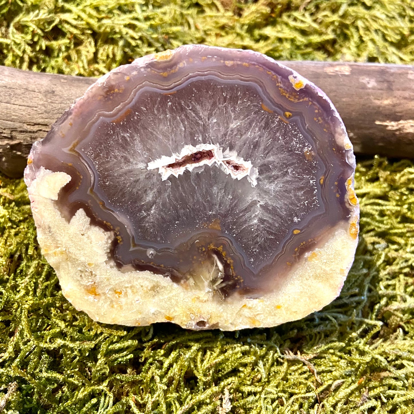 Achat Geode gefärbt