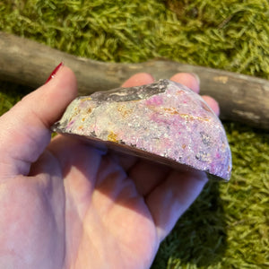 Achat Geode gefärbt