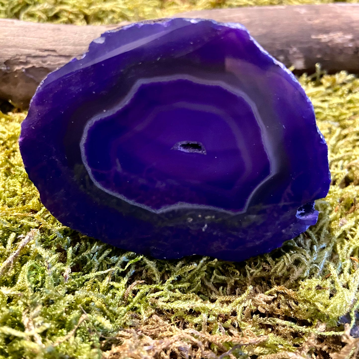 Achat Geode gefärbt