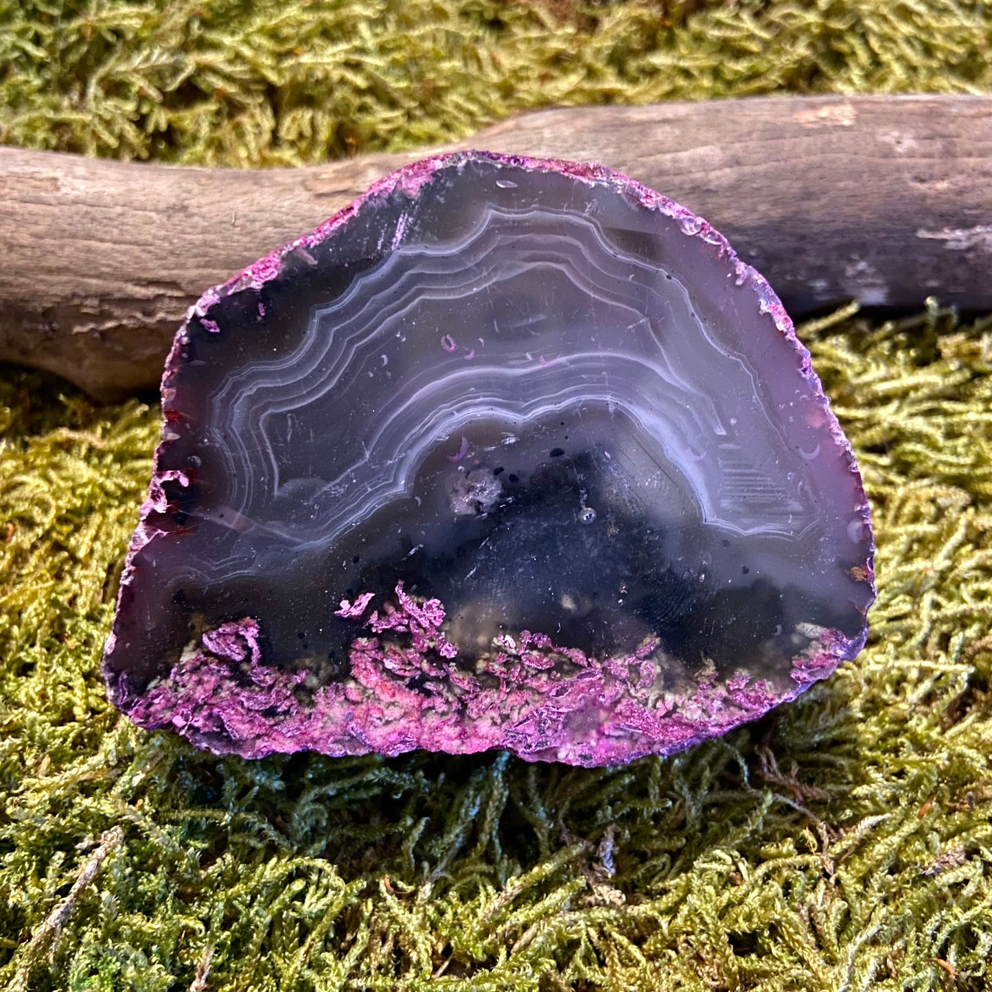 Achat Geode gefärbt