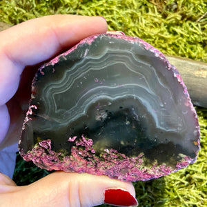 Achat Geode gefärbt