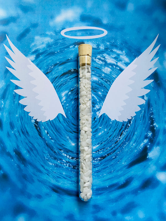 Pure Schneequarz/Milchquarz Stick